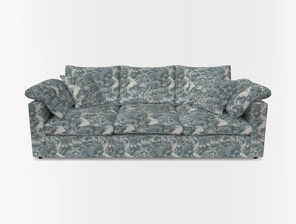 4 Seater Straight Arm Sofa
