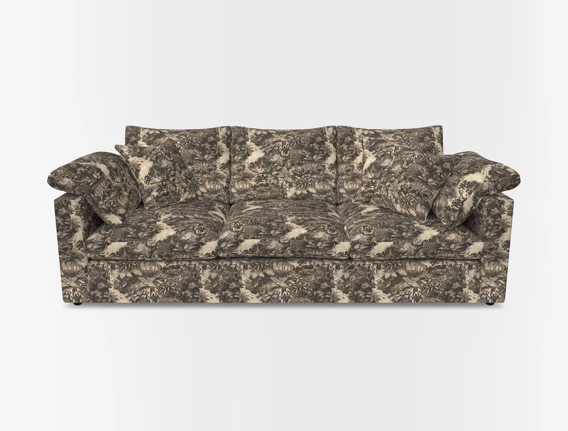 4 Seater Straight Arm Sofa