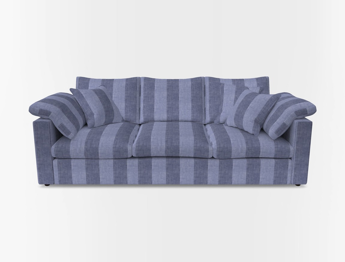 4 Seater Straight Arm Sofa