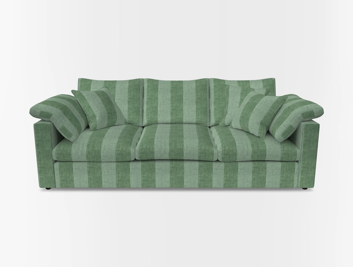 4 Seater Straight Arm Sofa