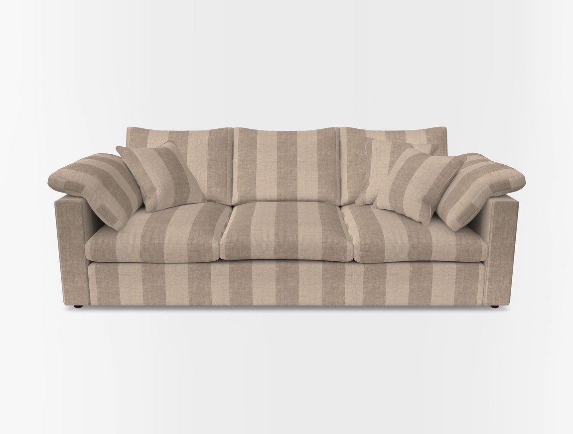 4 Seater Straight Arm Sofa