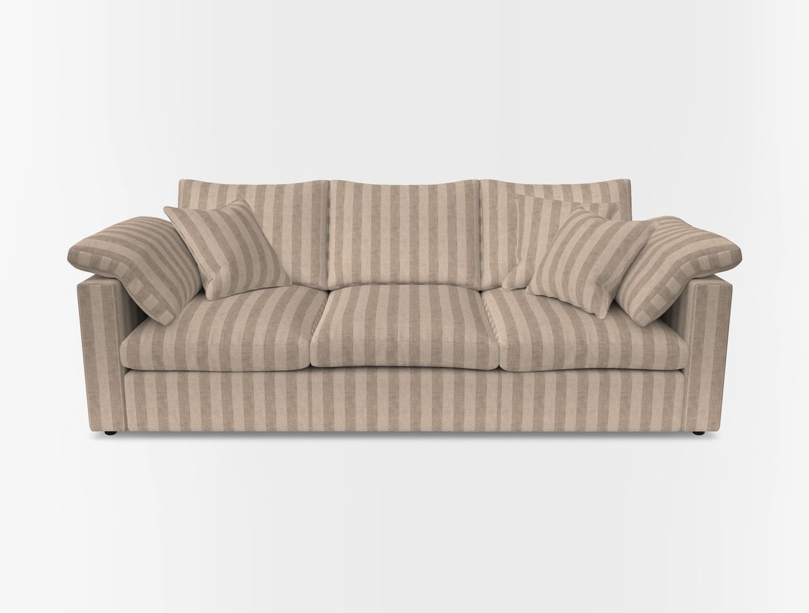 4 Seater Straight Arm Sofa