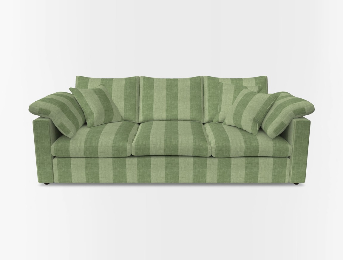 4 Seater Straight Arm Sofa
