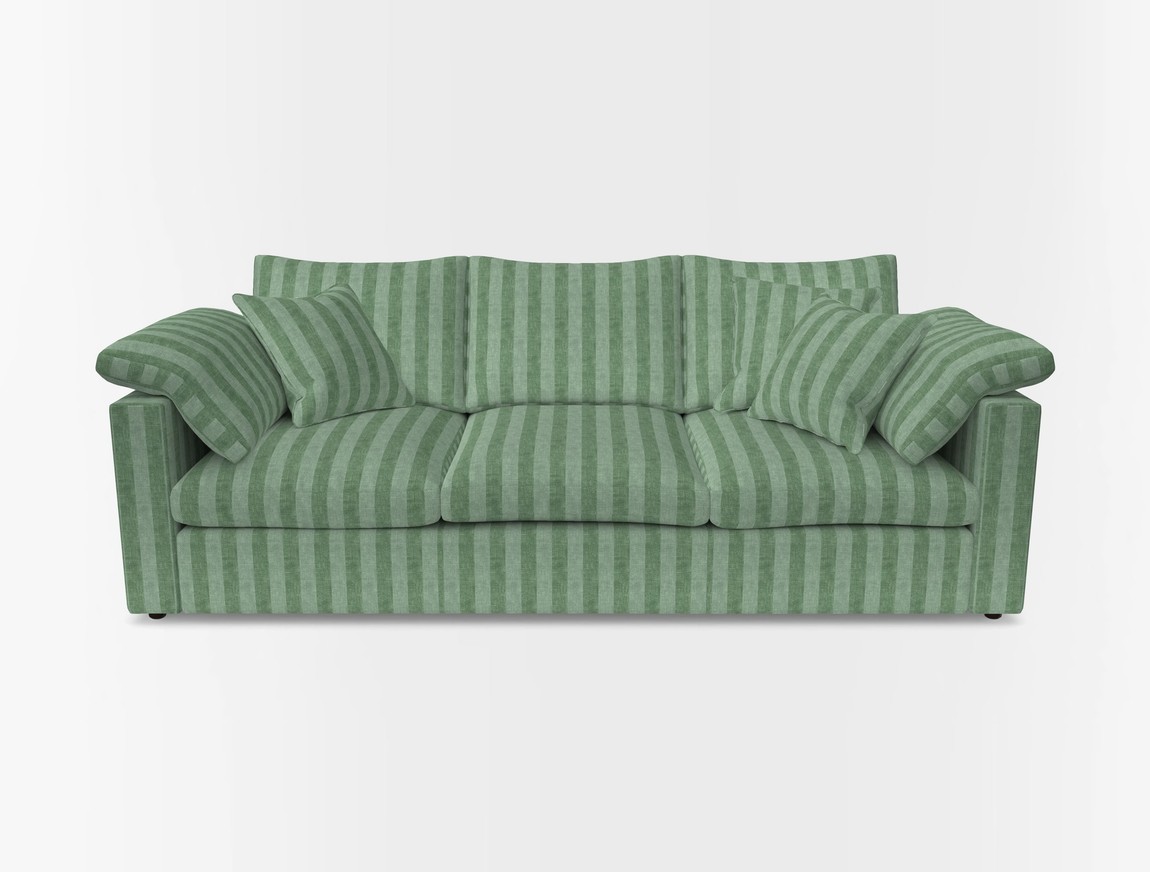 4 Seater Straight Arm Sofa