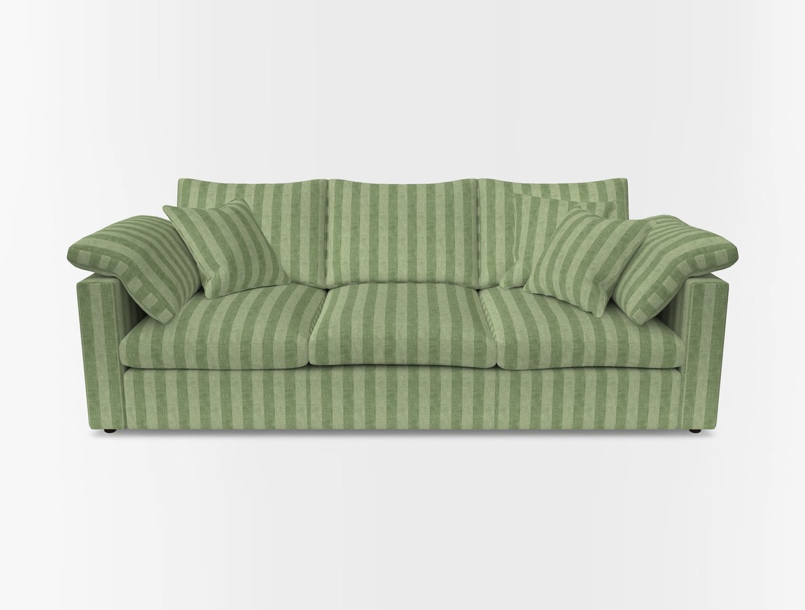 4 Seater Straight Arm Sofa