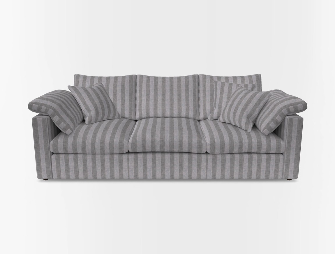 4 Seater Straight Arm Sofa