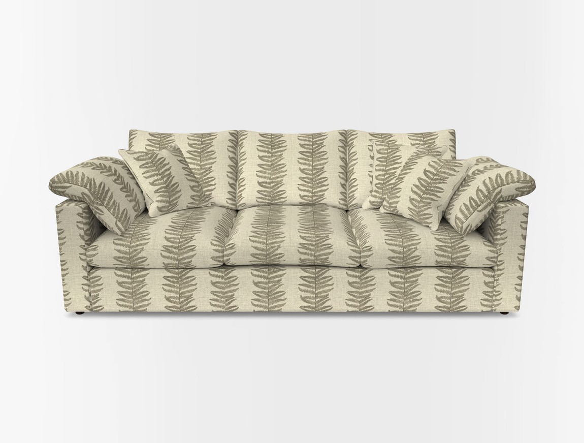 4 Seater Straight Arm Sofa