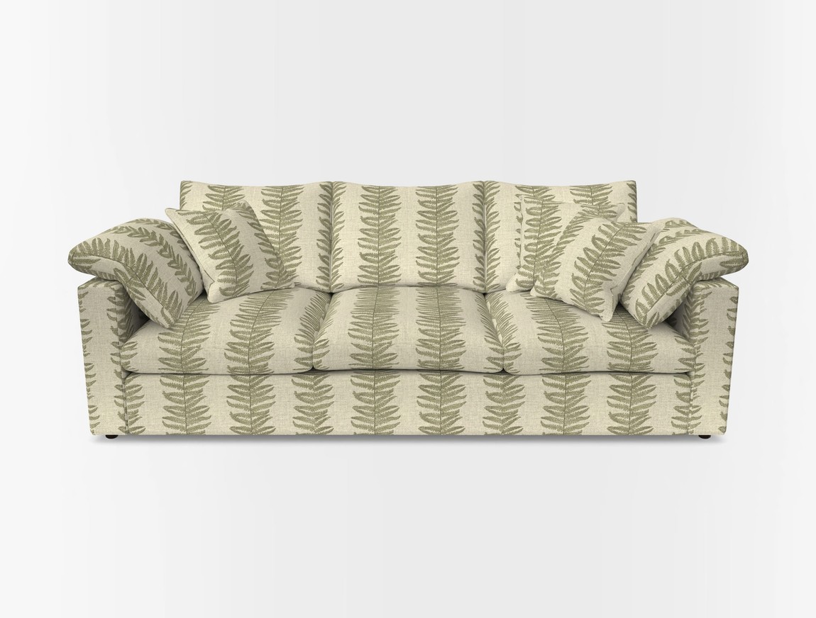 4 Seater Straight Arm Sofa