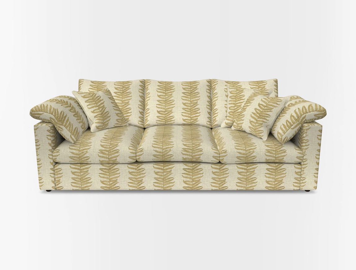 4 Seater Straight Arm Sofa