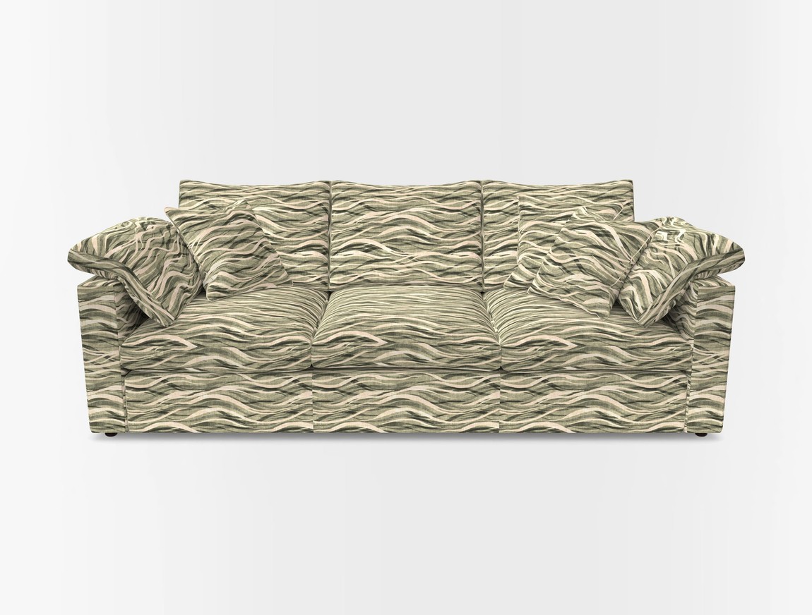 4 Seater Straight Arm Sofa