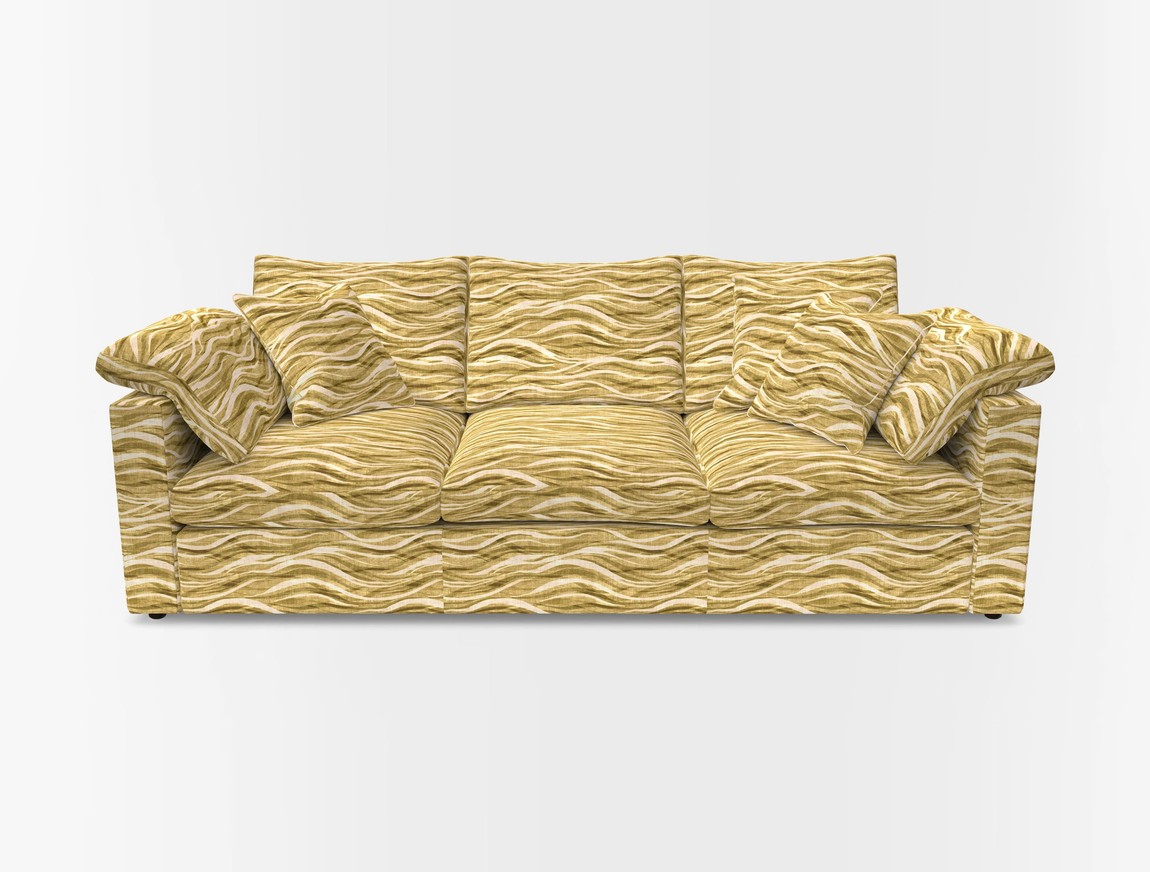 4 Seater Straight Arm Sofa