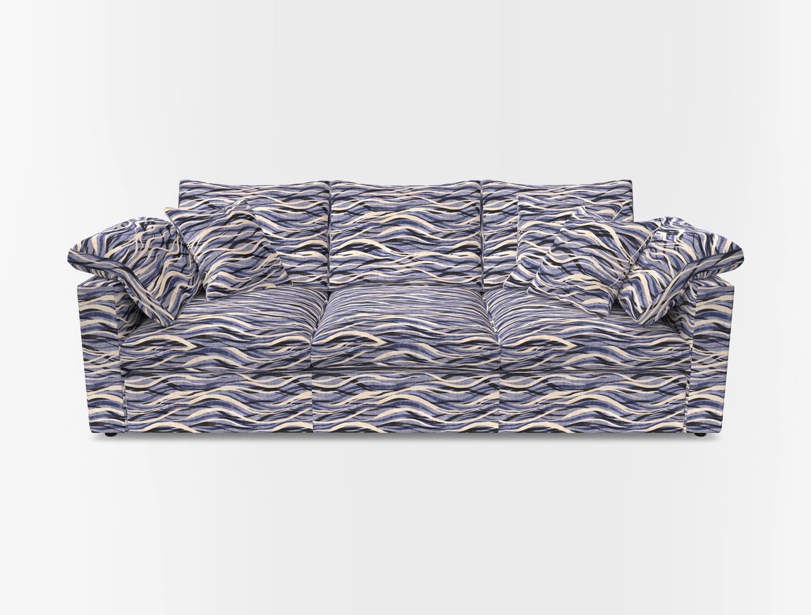 4 Seater Straight Arm Sofa