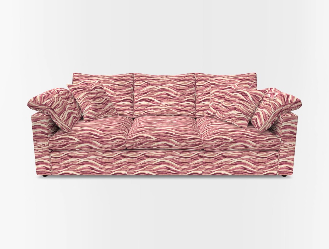 4 Seater Straight Arm Sofa