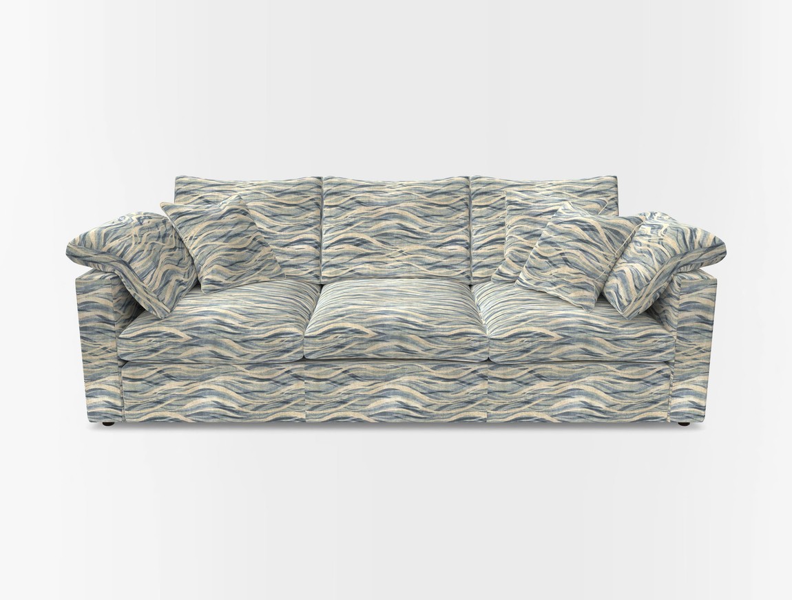 4 Seater Straight Arm Sofa