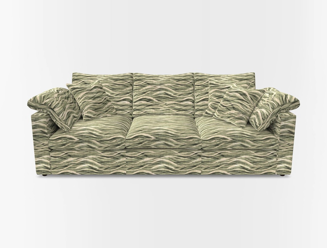 4 Seater Straight Arm Sofa
