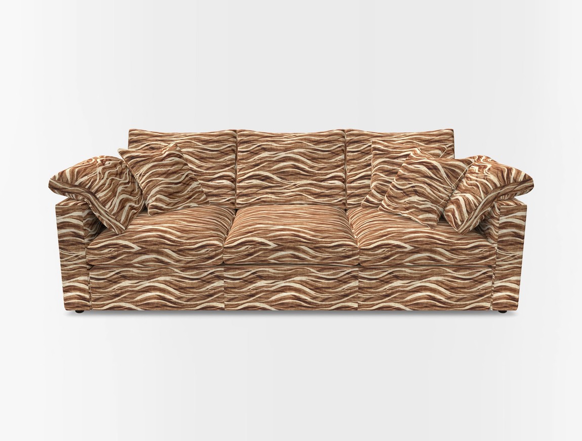 4 Seater Straight Arm Sofa