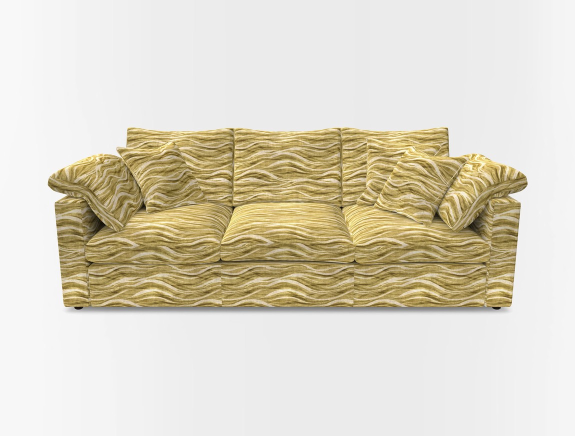 4 Seater Straight Arm Sofa
