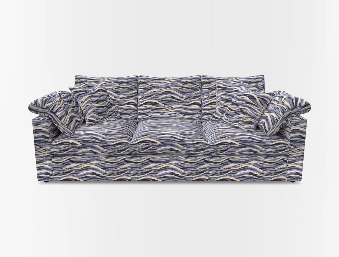 4 Seater Straight Arm Sofa