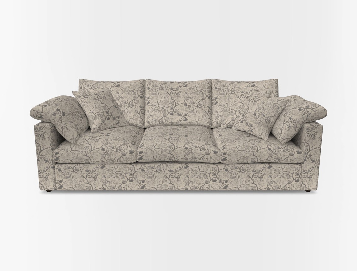 4 Seater Straight Arm Sofa