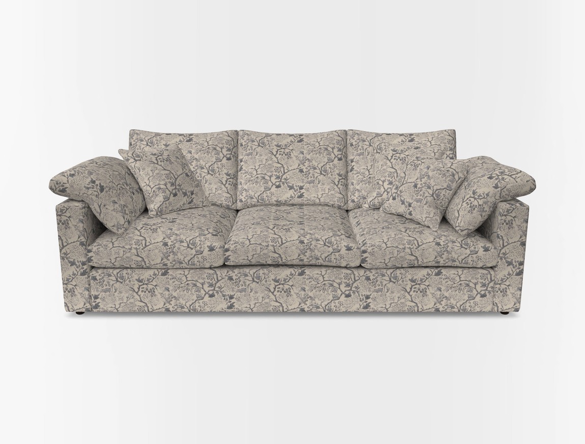4 Seater Straight Arm Sofa