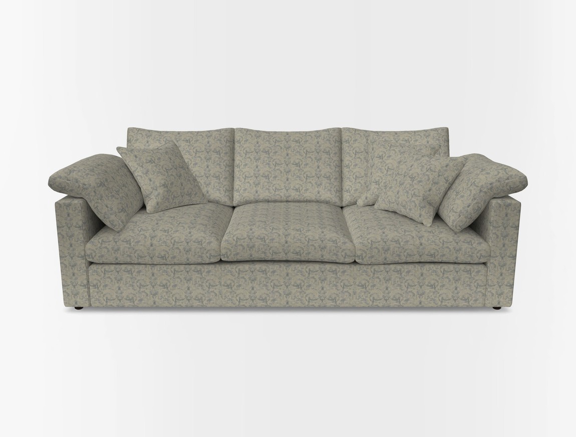 4 Seater Straight Arm Sofa