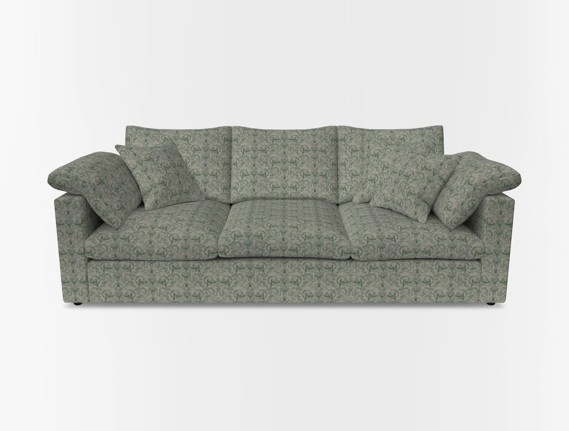 4 Seater Straight Arm Sofa