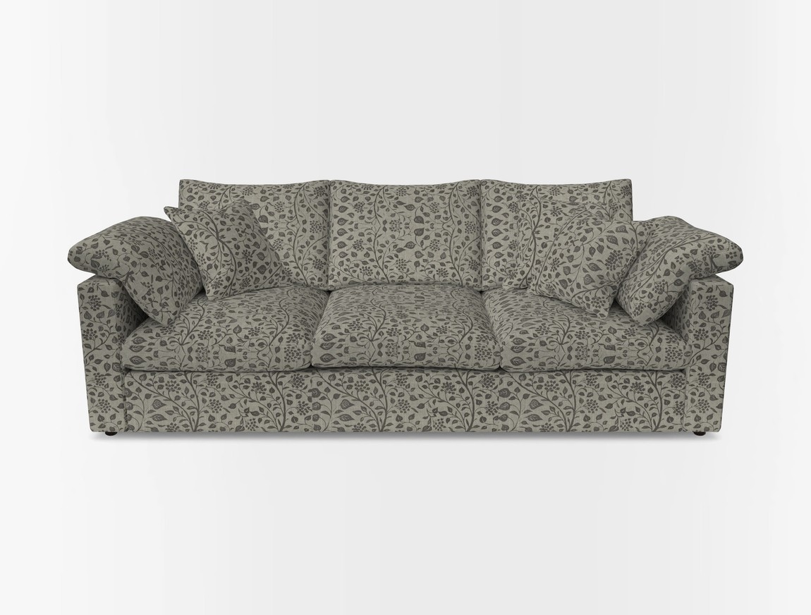 4 Seater Straight Arm Sofa