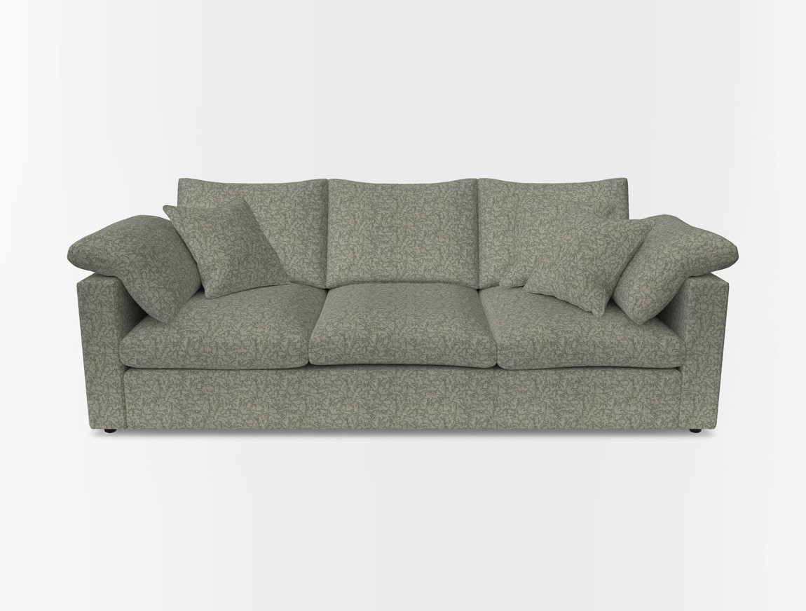 4 Seater Straight Arm Sofa