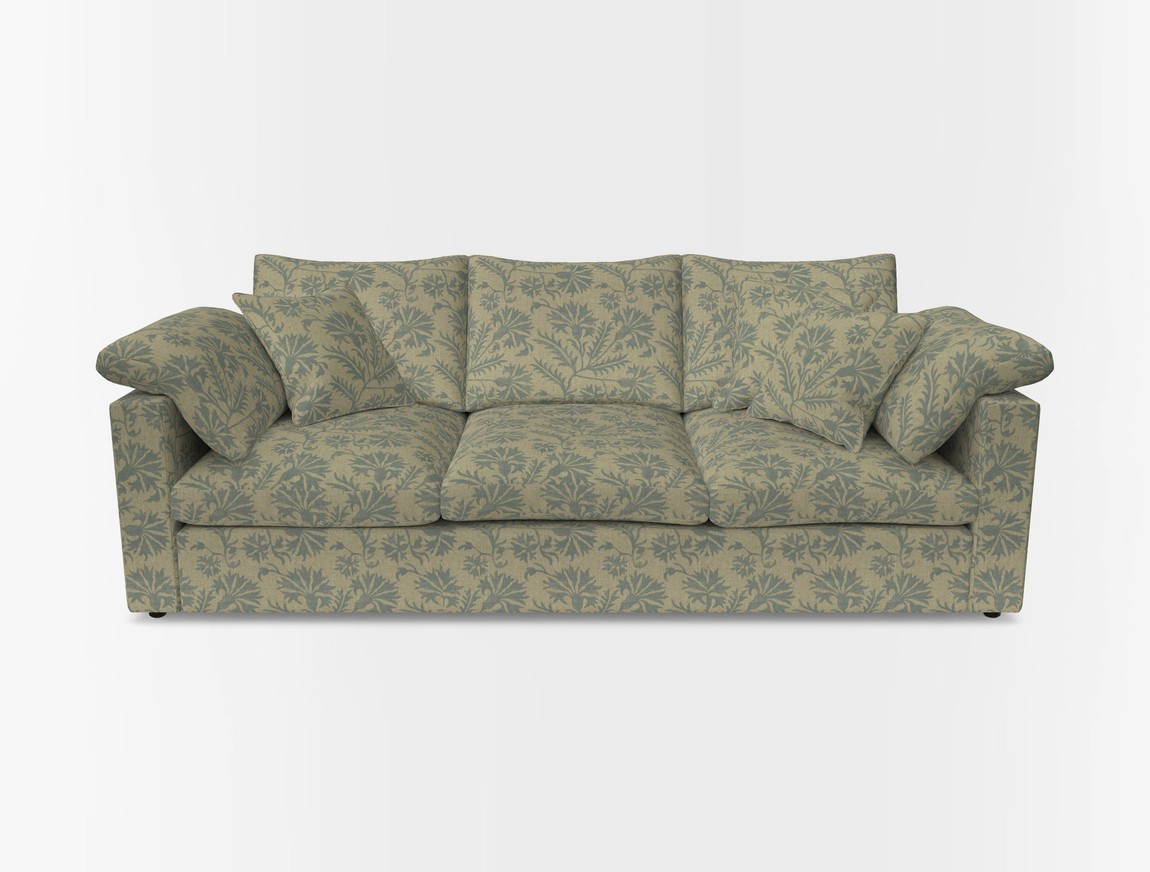 4 Seater Straight Arm Sofa