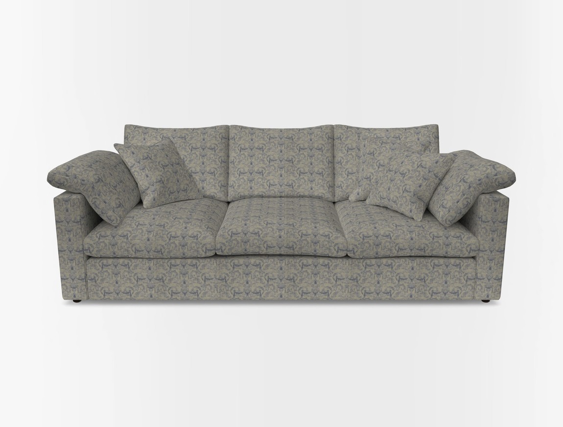 4 Seater Straight Arm Sofa