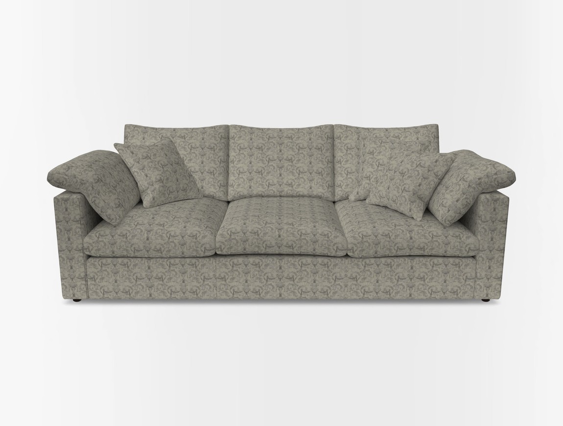 4 Seater Straight Arm Sofa