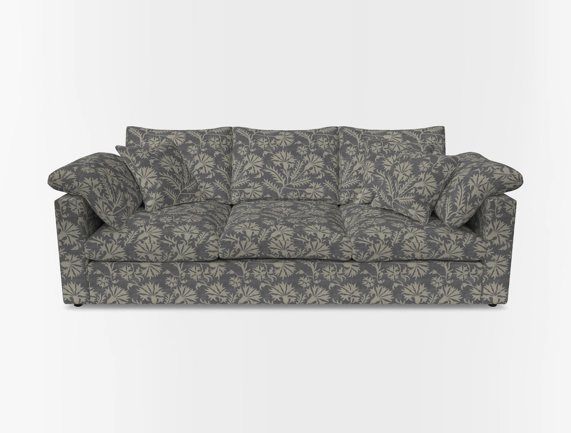 4 Seater Straight Arm Sofa