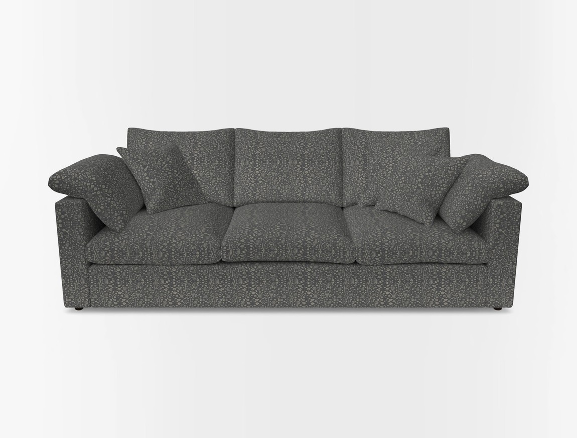 4 Seater Straight Arm Sofa