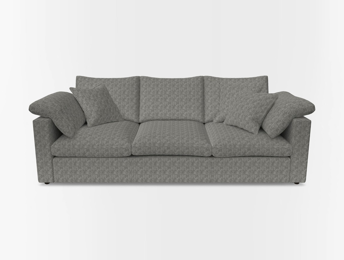 4 Seater Straight Arm Sofa