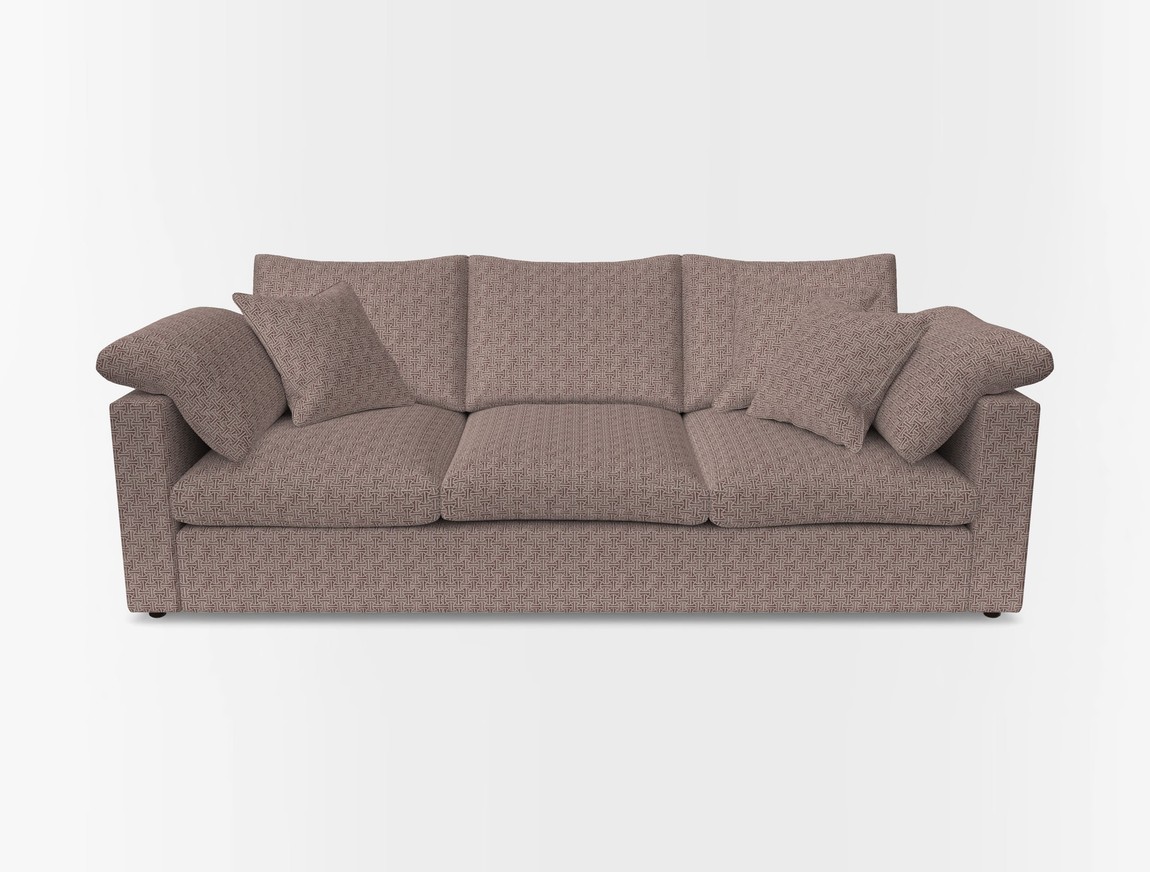 4 Seater Straight Arm Sofa
