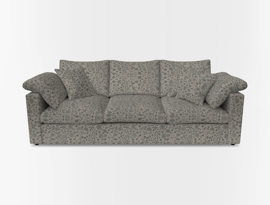 4 Seater Straight Arm Sofa