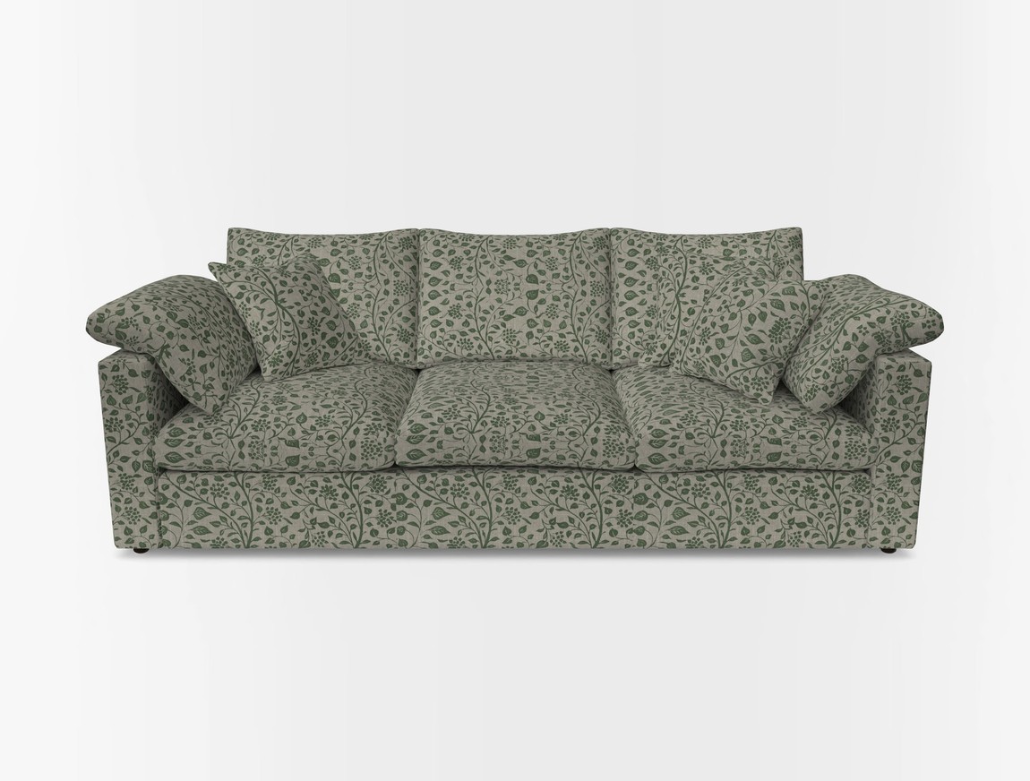 4 Seater Straight Arm Sofa