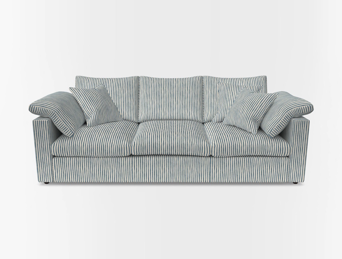 4 Seater Straight Arm Sofa