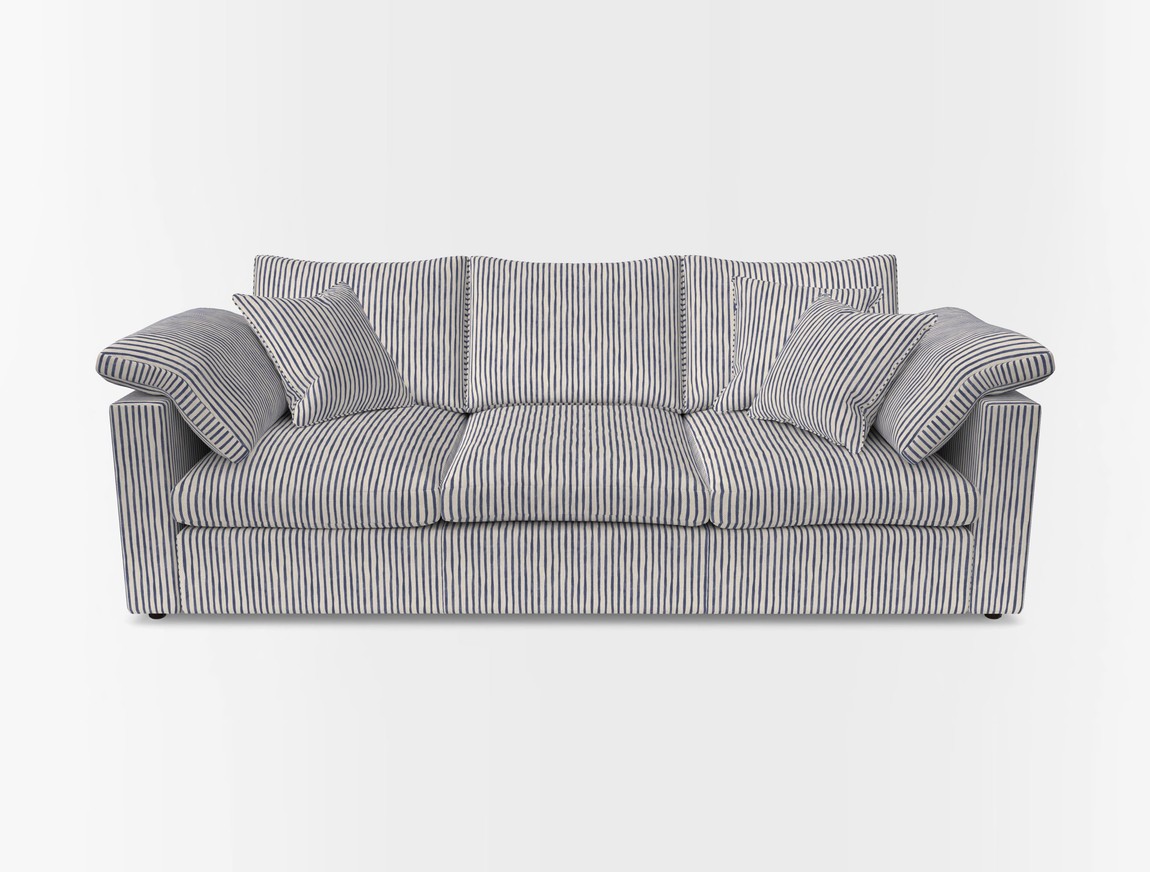 4 Seater Straight Arm Sofa