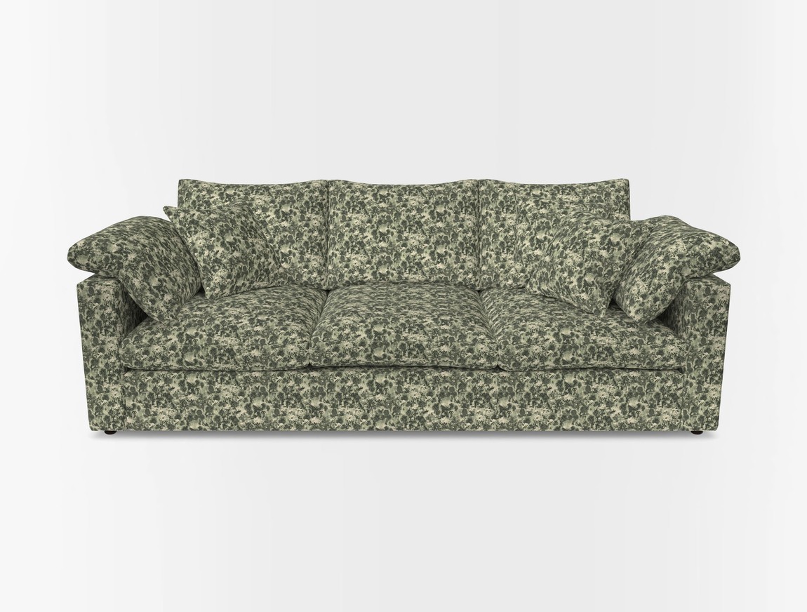 4 Seater Straight Arm Sofa