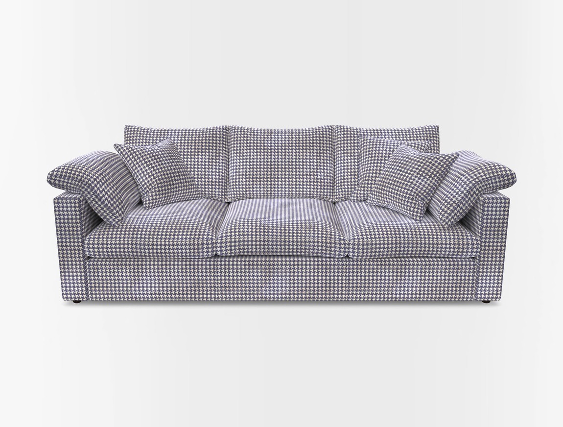 4 Seater Straight Arm Sofa