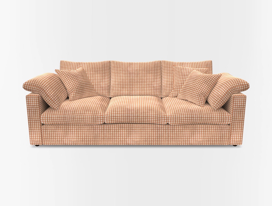 4 Seater Straight Arm Sofa