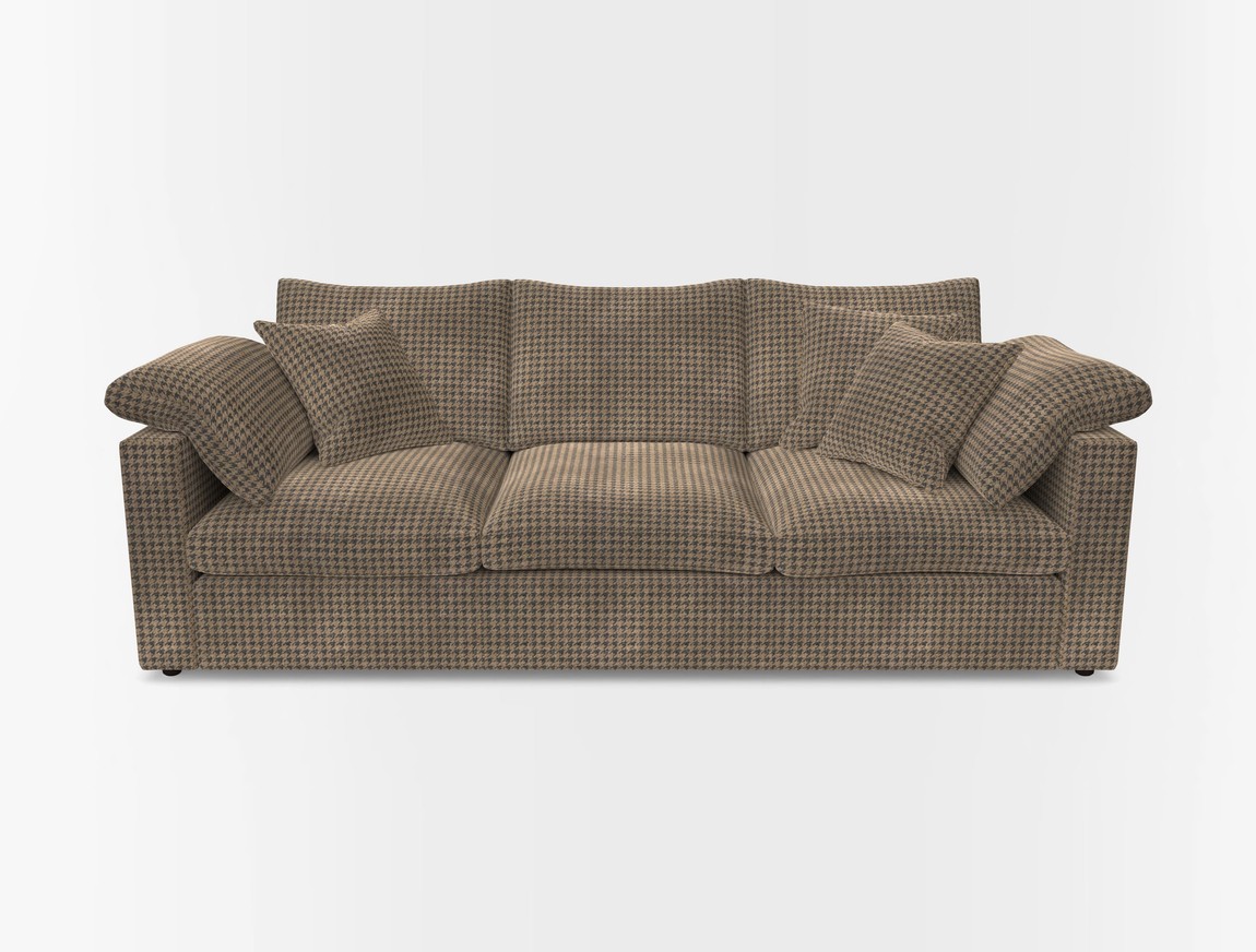 4 Seater Straight Arm Sofa
