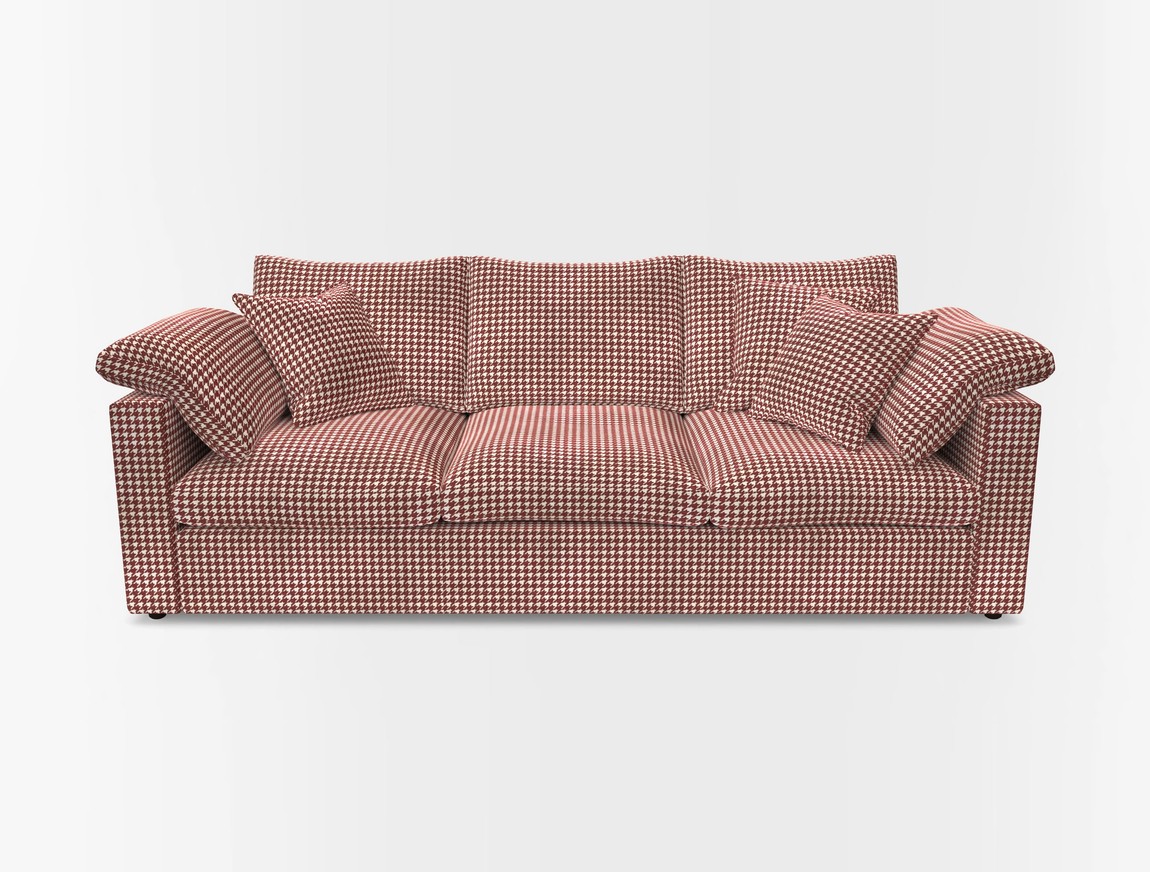 4 Seater Straight Arm Sofa