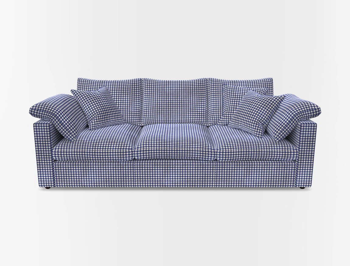 4 Seater Straight Arm Sofa