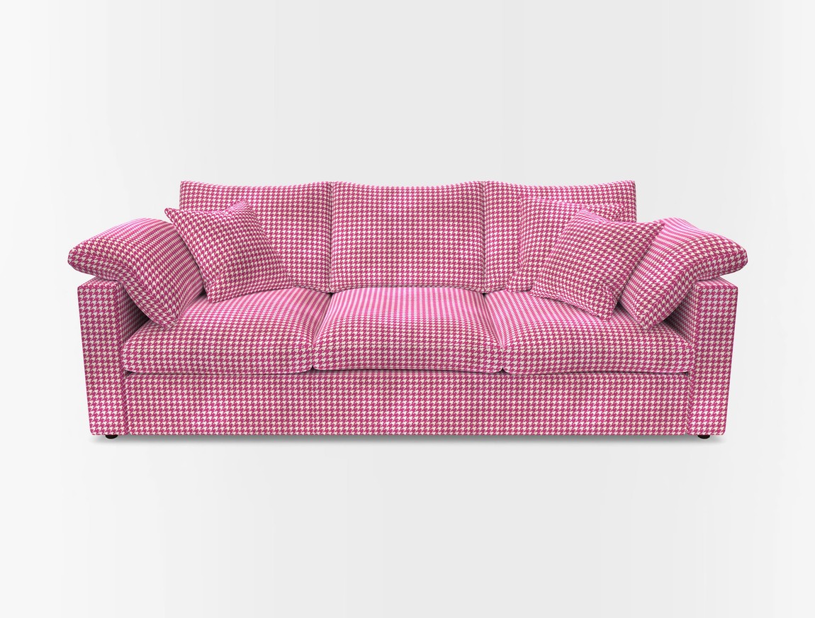 4 Seater Straight Arm Sofa