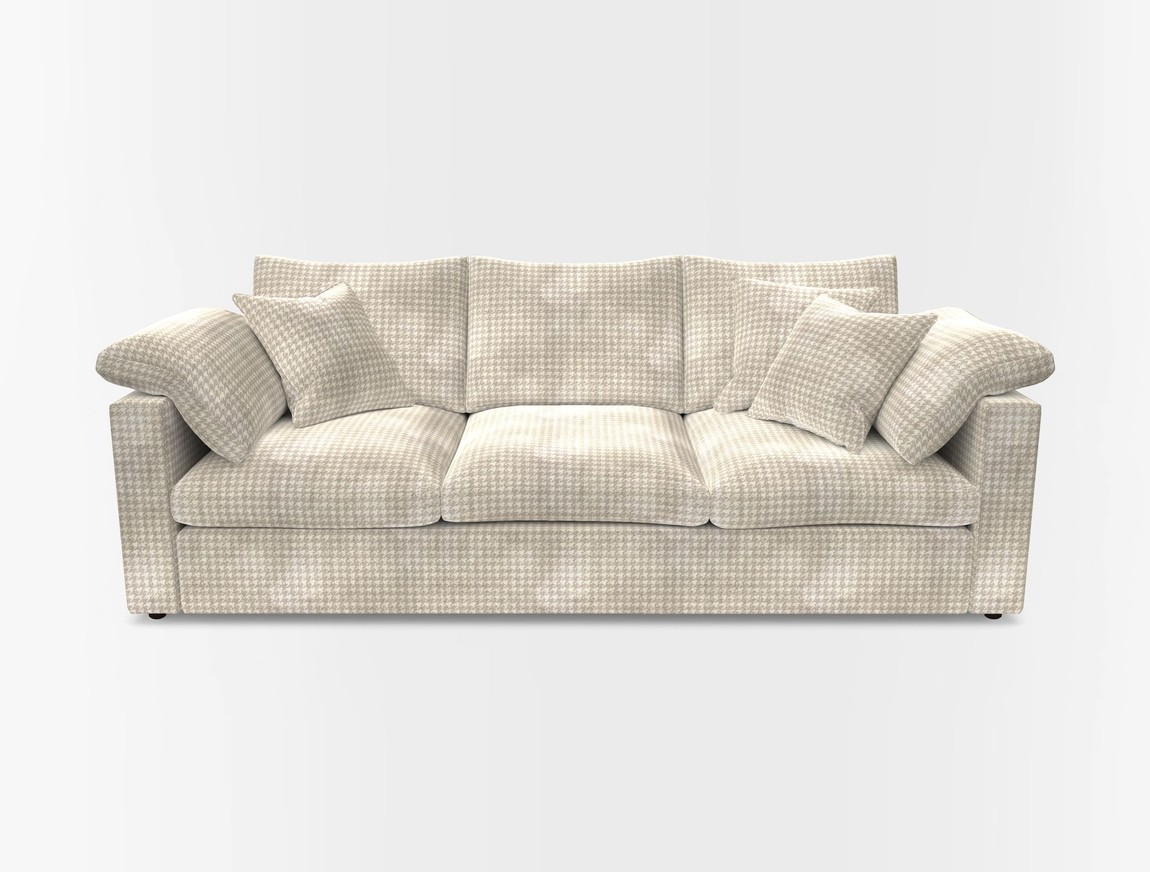 4 Seater Straight Arm Sofa