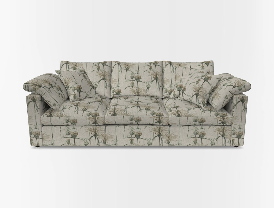 4 Seater Straight Arm Sofa