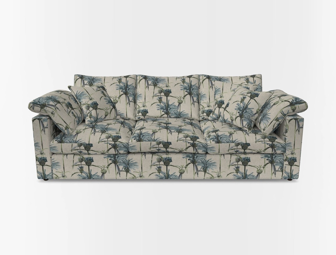 4 Seater Straight Arm Sofa