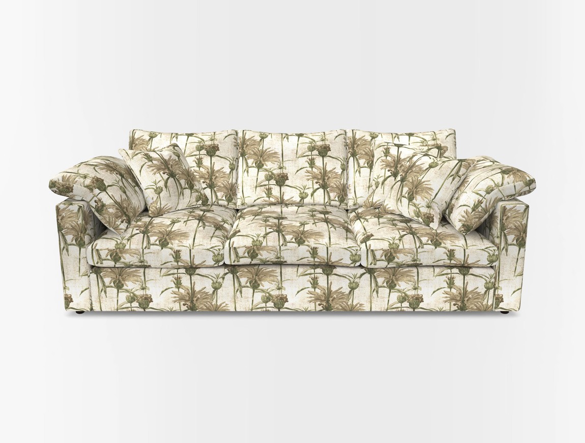 4 Seater Straight Arm Sofa
